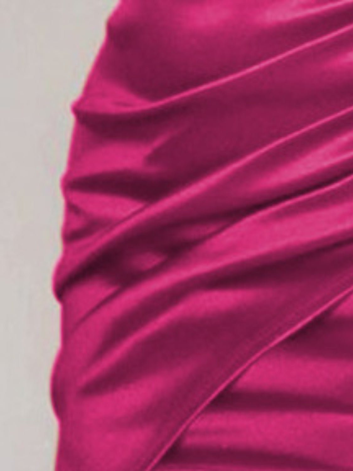 Ruched Spaghetti strap Wrap Dress - GlossDrop