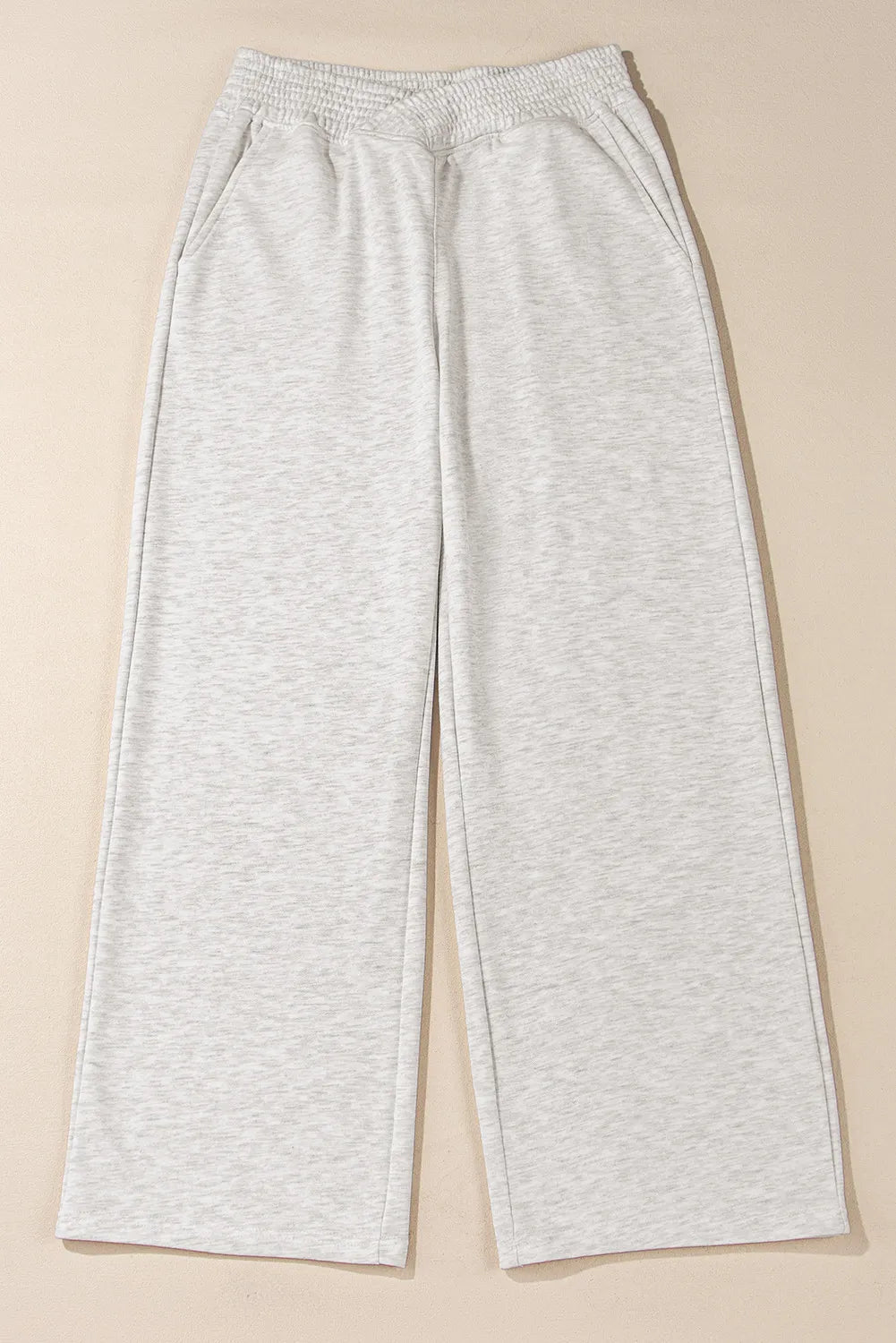 Elastic Waist Active Pants with Pockets - GlossDrop