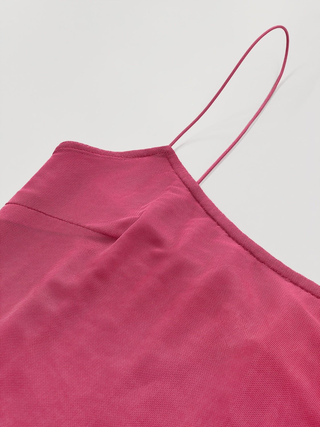 Ruched Maxi Cami Dress - GlossDrop