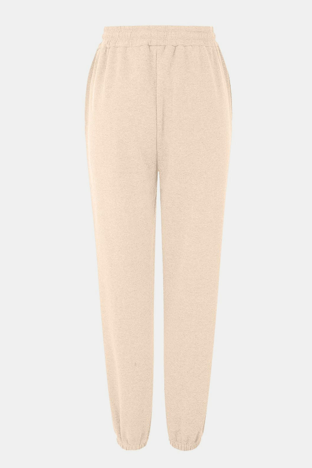Elastic Waist Joggers with Pockets - GlossDrop