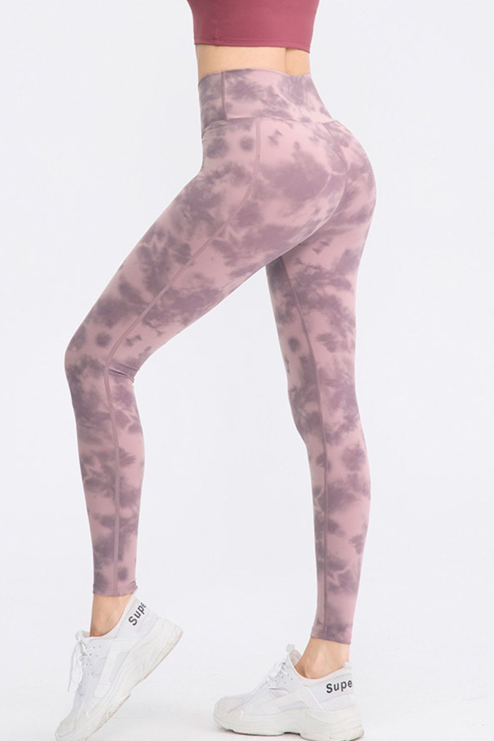Wide Waistband Slim Fit Long Sports Pants - GlossDrop