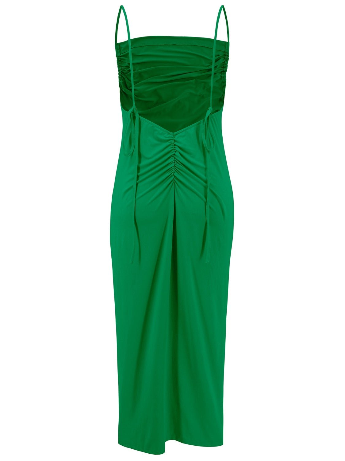 Backless Cowl Neck Sleeveless Cami Dress - GlossDrop