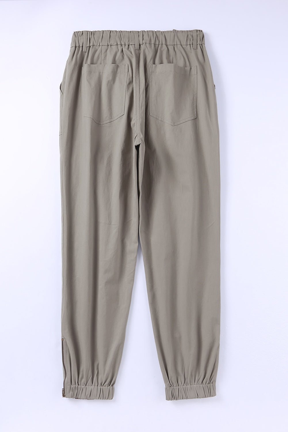 Drawstring Side Zip Joggers - GlossDrop