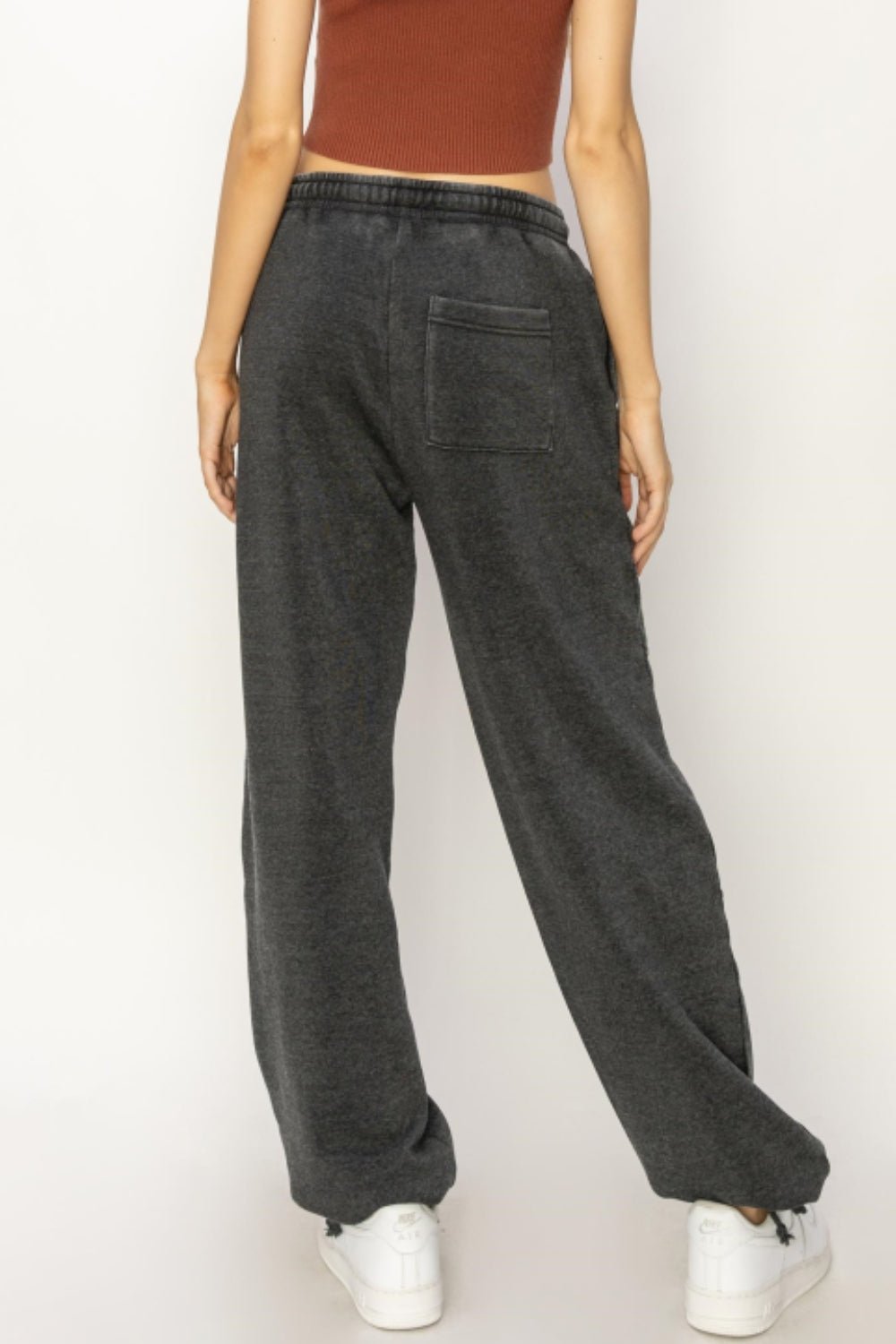 HYFVE Stitched Design Drawstring Sweatpants - GlossDrop