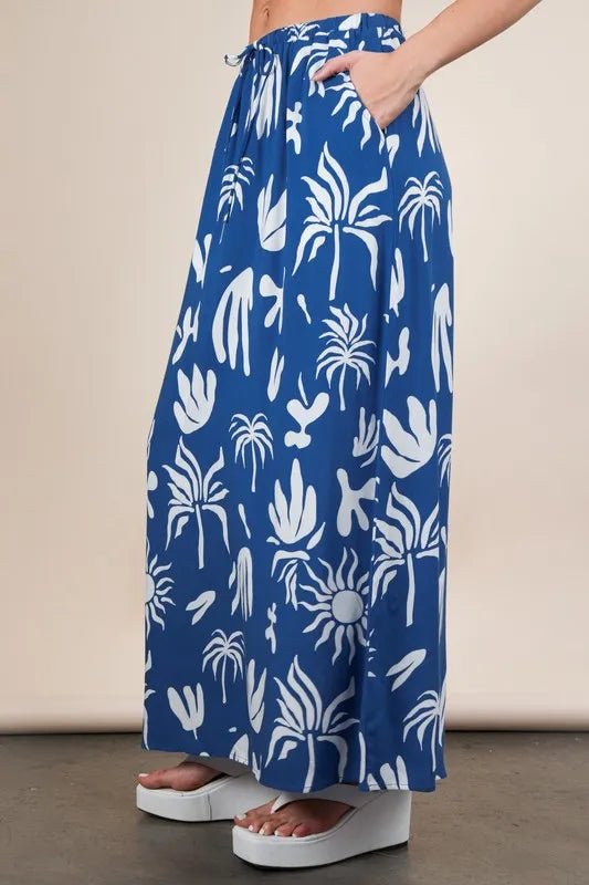 VERY J Printed Resort Midi Skirt - GlossDrop