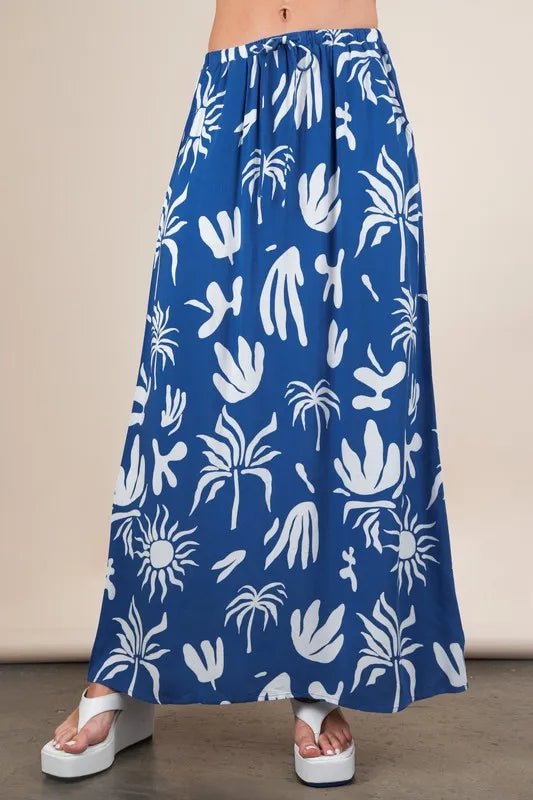 VERY J Printed Resort Midi Skirt - GlossDrop