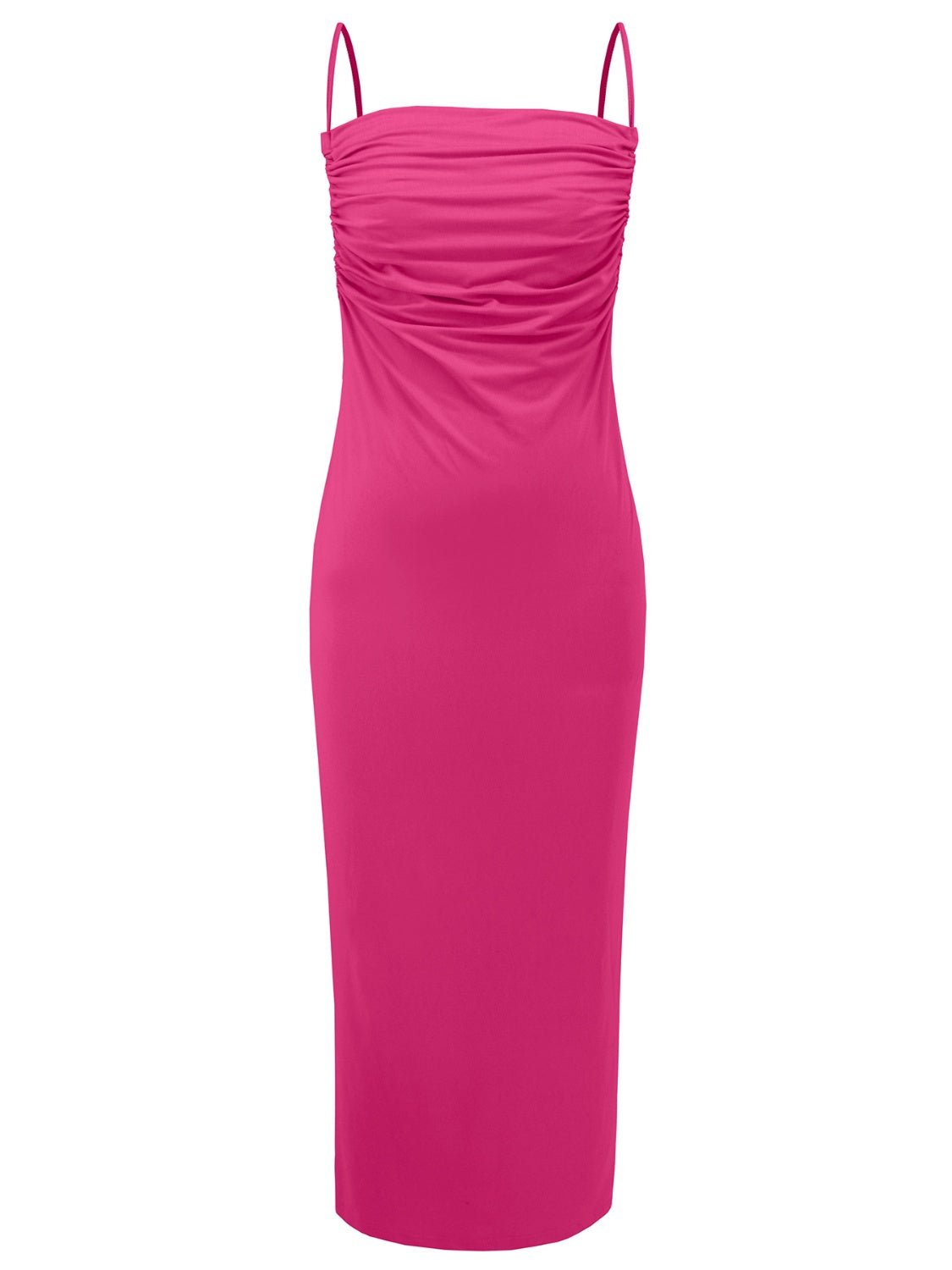 Backless Cowl Neck Sleeveless Cami Dress - GlossDrop