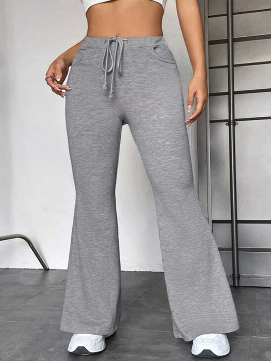 Drawstring Sweatpants with Pockets - GlossDrop