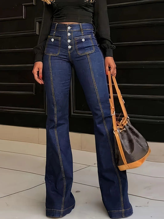 Flare Jeans with Pockets - GlossDrop