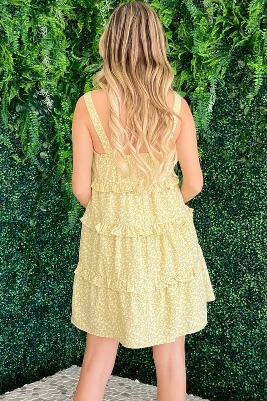 And The Why Ruffle Detailed Floral Babydoll Dress - GlossDrop